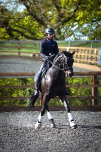 Tigger and Jamie riding for Charlotte Durjardin Clinic - May 2016